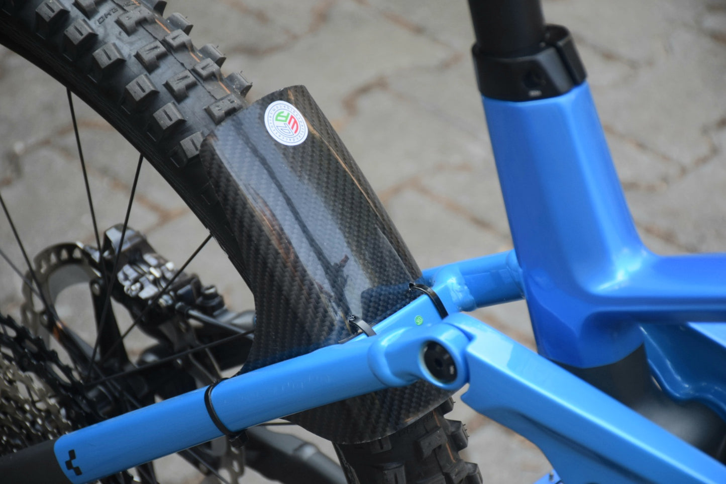 EPA MTB front & rear mudguards kit (carbon fibre) LONG VERSION