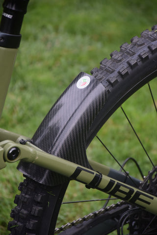 EPA MTB front & rear mudguards kit (carbon fibre) SHORT VERSION - EPA Bicycle Fenders | Ebikes Parts and Accessories