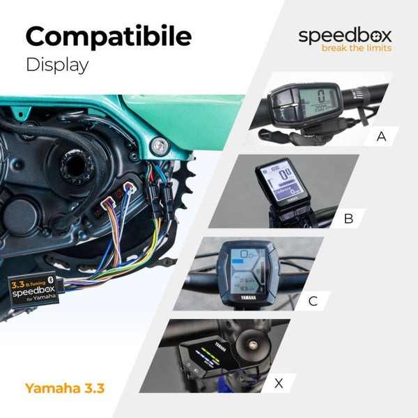 SpeedBox 3.3 for Yamaha PW-X3, PW-S2, PW-XM - SpeedBox Bicycle Computer Accessories | Ebikes Parts and Accessories