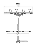VERTICAL BIKE RACK - 4 Bicycles - Vertical Bikes Bicycle Accessories | Ebikes Parts and Accessories