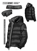 Plein Sport MAN OUTWEAR - Padded Jacket / Bomber Black- UPPS01F99 - Plein Sport Sporting Goods | Ebikes Parts and Accessories