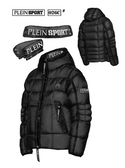 Plein Sport MAN OUTWEAR - Padded Jacket / Bomber Black- UPPS26E99 - Plein Sport Sporting Goods | Ebikes Parts and Accessories