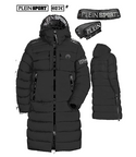 Plein Sport MAN OUTWEAR - Padded Long Jacket Black- UPPS27E99 - Plein Sport Sporting Goods | Ebikes Parts and Accessories