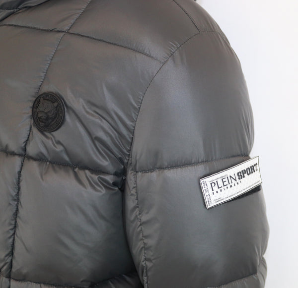 Plein Sport MAN OUTWEAR - Padded Jacket / Bomber Black- UPPS26E99 - Plein Sport Sporting Goods | Ebikes Parts and Accessories