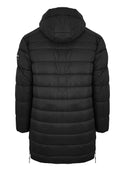 Plein Sport MAN OUTWEAR - Padded Long Jacket Black- UPPS27E99 - Plein Sport Sporting Goods | Ebikes Parts and Accessories