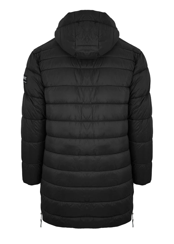 Plein Sport MAN OUTWEAR - Padded Long Jacket Black- UPPS27E99 - Plein Sport Sporting Goods | Ebikes Parts and Accessories