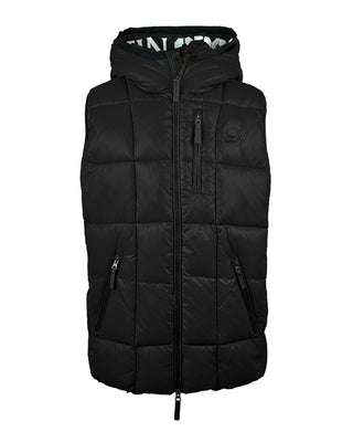 Plein Sport MAN OUTWEAR - Padded Sleeveless Jacket Black- UPPS30S99 - Plein Sport Sporting Goods | Ebikes Parts and Accessories