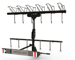 VERTICAL BIKE RACK - 5 Bicycles - Vertical Bikes Bicycle Accessories | Ebikes Parts and Accessories