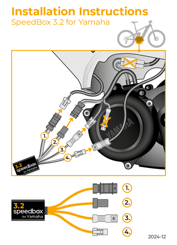 SpeedBox 3.2 for Yamaha PW-X, SE, TE, X2, ST - SpeedBox Bicycle Computer Accessories | Ebikes Parts and Accessories