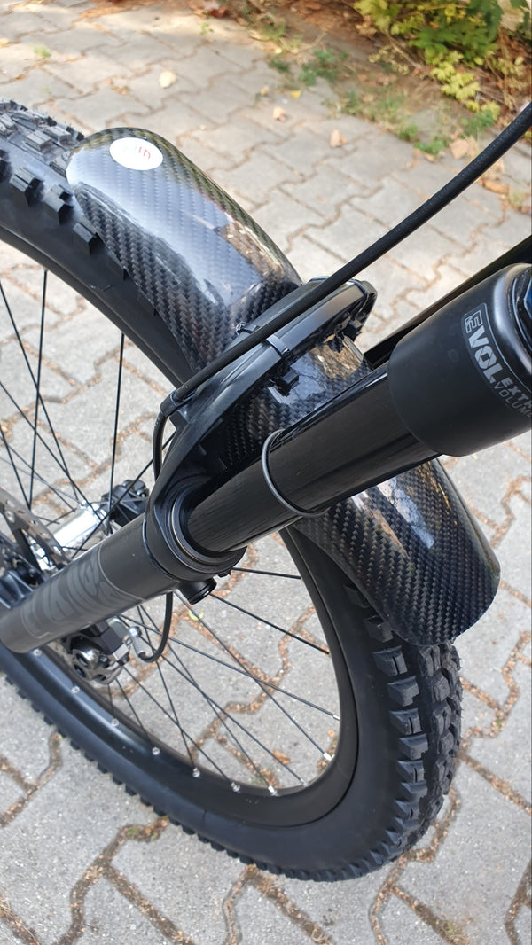 EPA MTB front & rear mudguards kit (carbon fibre) SHORT VERSION - EPA Bicycle Fenders | Ebikes Parts and Accessories