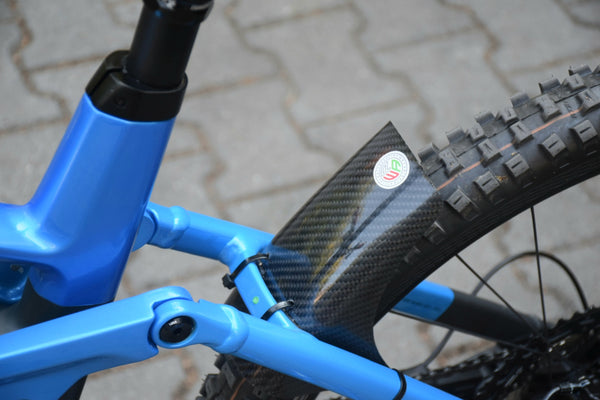 EPA MTB front & rear mudguards kit (carbon fibre) LONG VERSION - EPA Bicycle Fenders | Ebikes Parts and Accessories