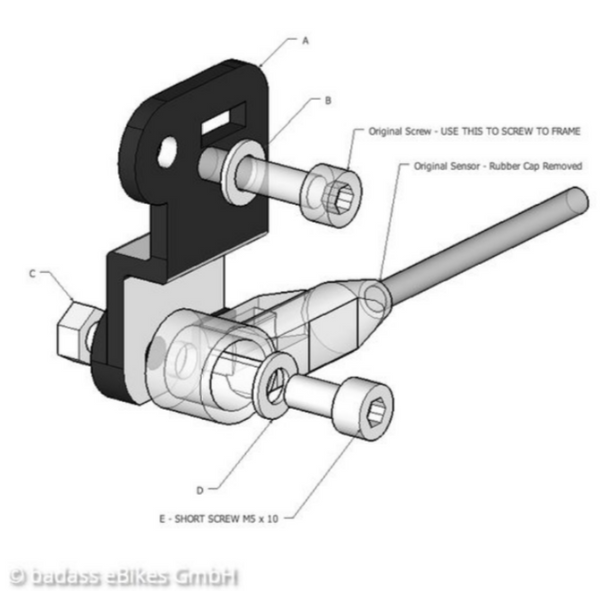 Adapter Plate 5mm - badassBox Bicycle Computer Accessories | Ebikes Parts and Accessories