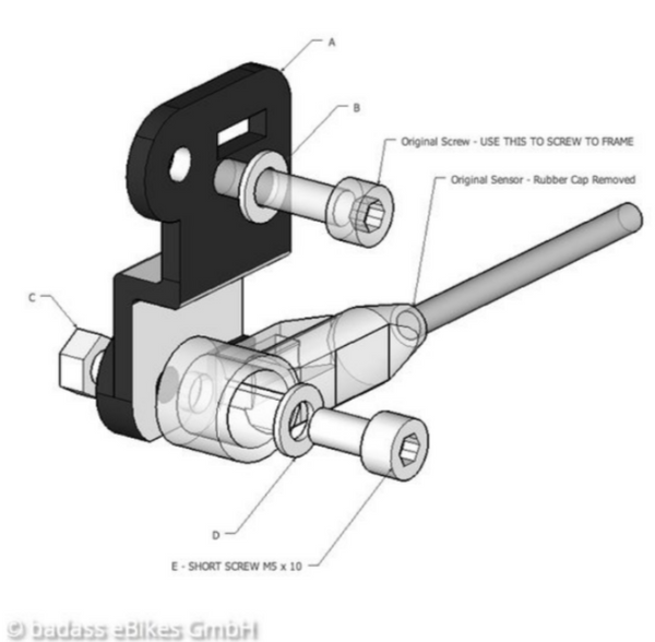 Adapter Plate 10mm - badassBox Bicycle Computer Accessories | Ebikes Parts and Accessories