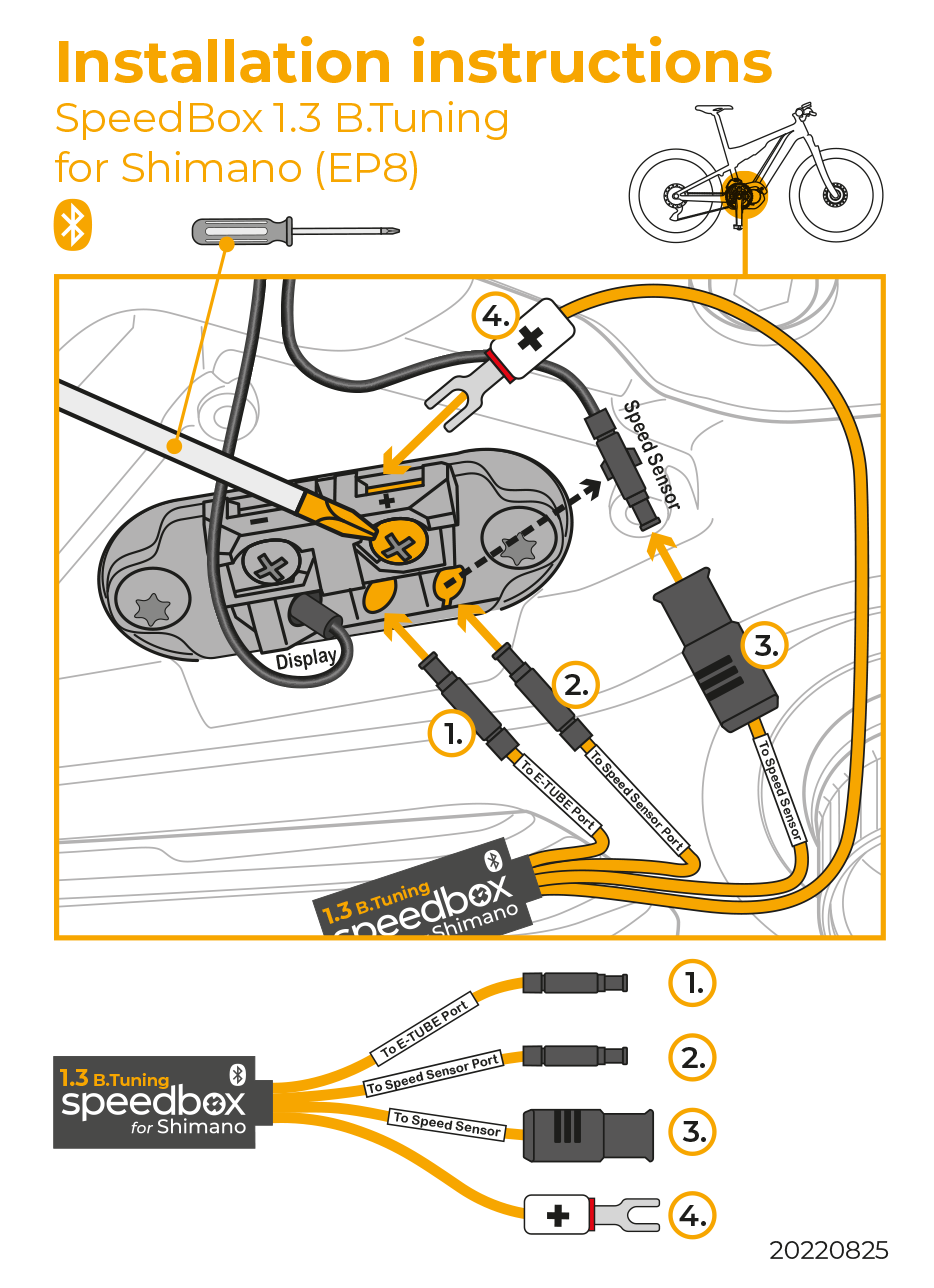 SpeedBox 1.3 SHIMANO B.TUNING for EP8 engine