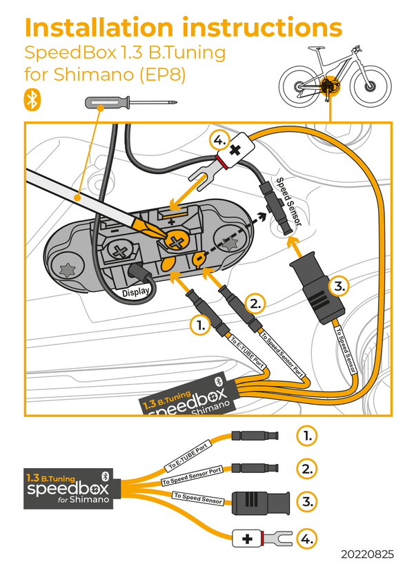 SpeedBox 1.3 SHIMANO EP8 engine - SpeedBox Bicycle Computer Accessories | Ebikes Parts and Accessories