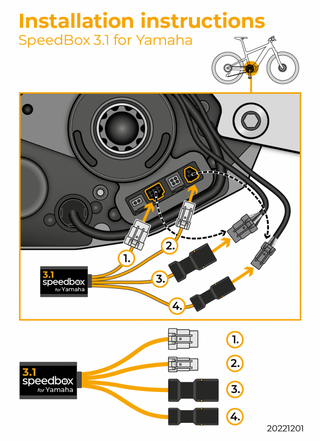 SpeedBox 3.1 for YAMAHA PW-X3 - SpeedBox Bicycle Computer Accessories | Ebikes Parts and Accessories