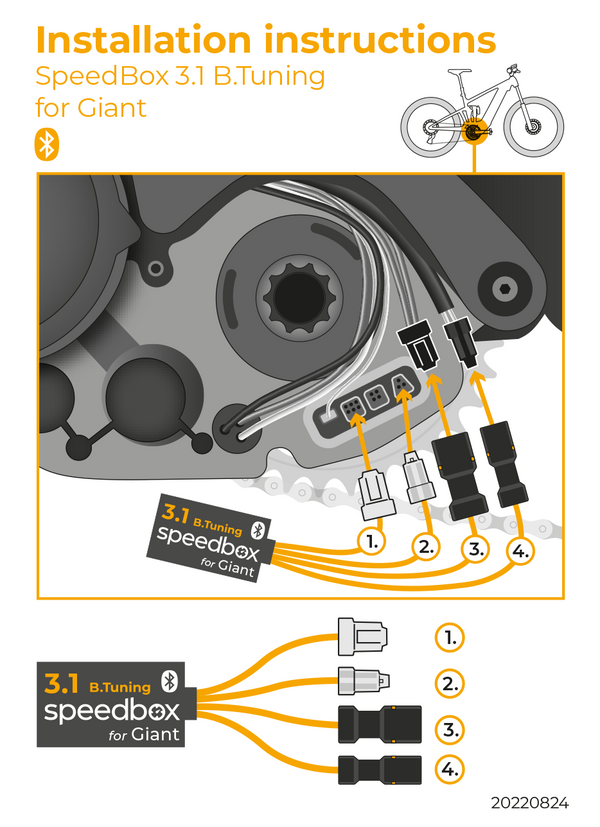 Speedbox 3.1 B.TUNING for GIANT 2022 (RideControlGo) - SpeedBox Bicycle Computer Accessories | Ebikes Parts and Accessories