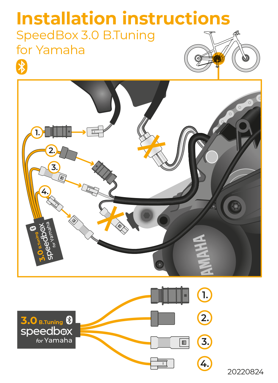 SpeedBox 3.0 B.TUNING for YAMAHA PW-X, PW-SE, PW-TE, PW-X2, PW-CE