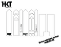 HKT PROTECT Full Monty Frame and Fork PROTECTION Kit Clear (Gloss) - HKT Bicycle Accessories | Ebikes Parts and Accessories