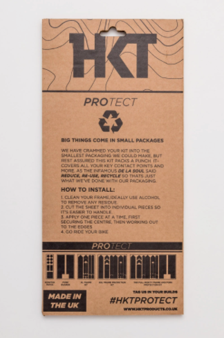 HKT PROTECT Full Monty Frame and Fork PROTECTION Kit Clear (Gloss)