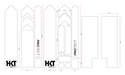 HKT PROTECT Full Monty Frame and Fork PROTECTION Kit Clear (Gloss) - HKT Bicycle Accessories | Ebikes Parts and Accessories