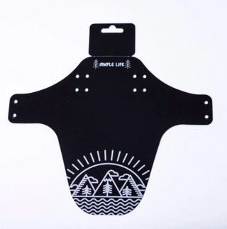 SIMPLE LIFE Front Mudguard (White) - ROCKGUARDZ Bicycle Fenders | Ebikes Parts and Accessories
