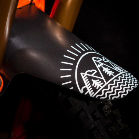 SIMPLE LIFE Front Mudguard (White) - ROCKGUARDZ Bicycle Fenders | Ebikes Parts and Accessories