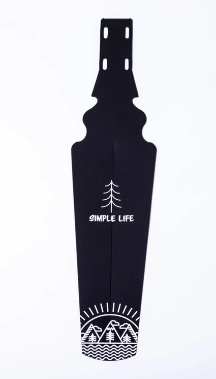 SIMPLE LIFE Rear Mudguard (White) - ROCKGUARDZ Bicycle Fenders | Ebikes Parts and Accessories