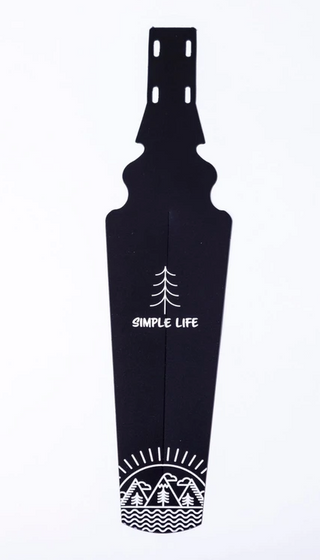SIMPLE LIFE Rear Mudguard (White) - ROCKGUARDZ Bicycle Fenders | Ebikes Parts and Accessories