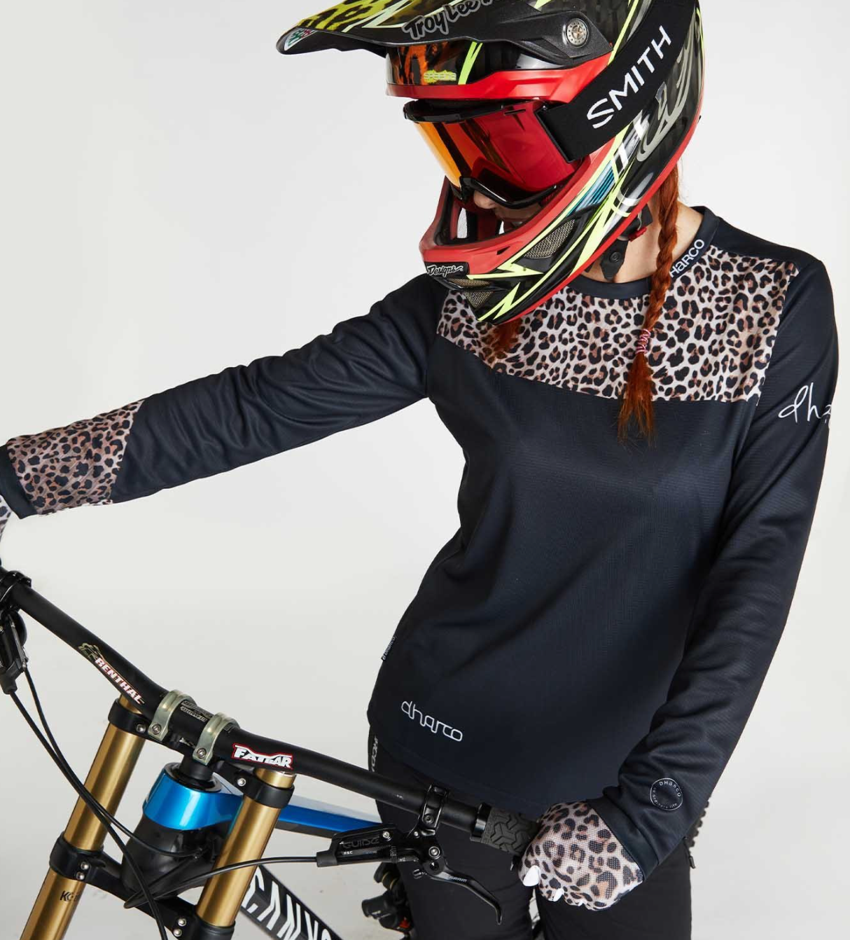 DHaRCO WOMENS GRAVITY JERSEY - LEOPARD