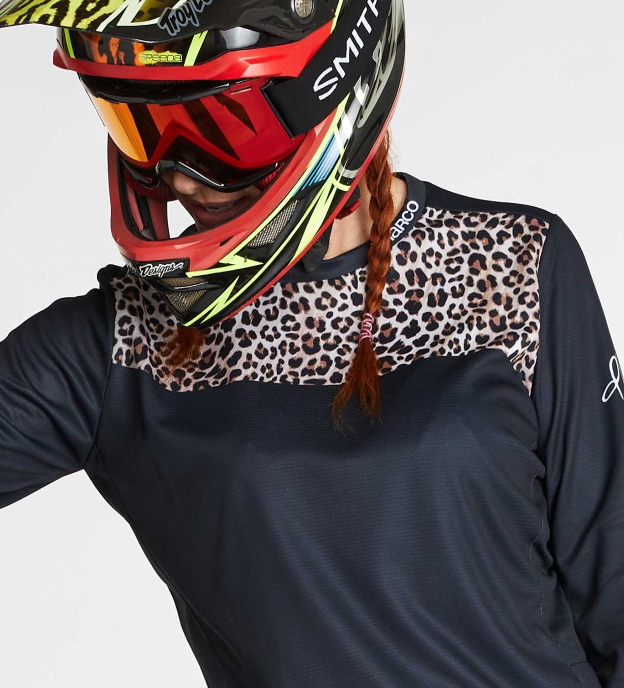 DHaRCO WOMENS GRAVITY JERSEY - LEOPARD