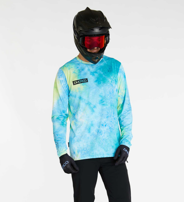 DHaRCO MENS TECH LONG SLEEVE TEE - TIE DYE - DHaRCO Cycling Apparel & Accessories | Ebikes Parts and Accessories