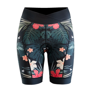 DHaRCO WOMENS PADDED PARTY PANTS - HAWAIIAN FLAMINGO - DHaRCO Cycling Apparel & Accessories | Ebikes Parts and Accessories