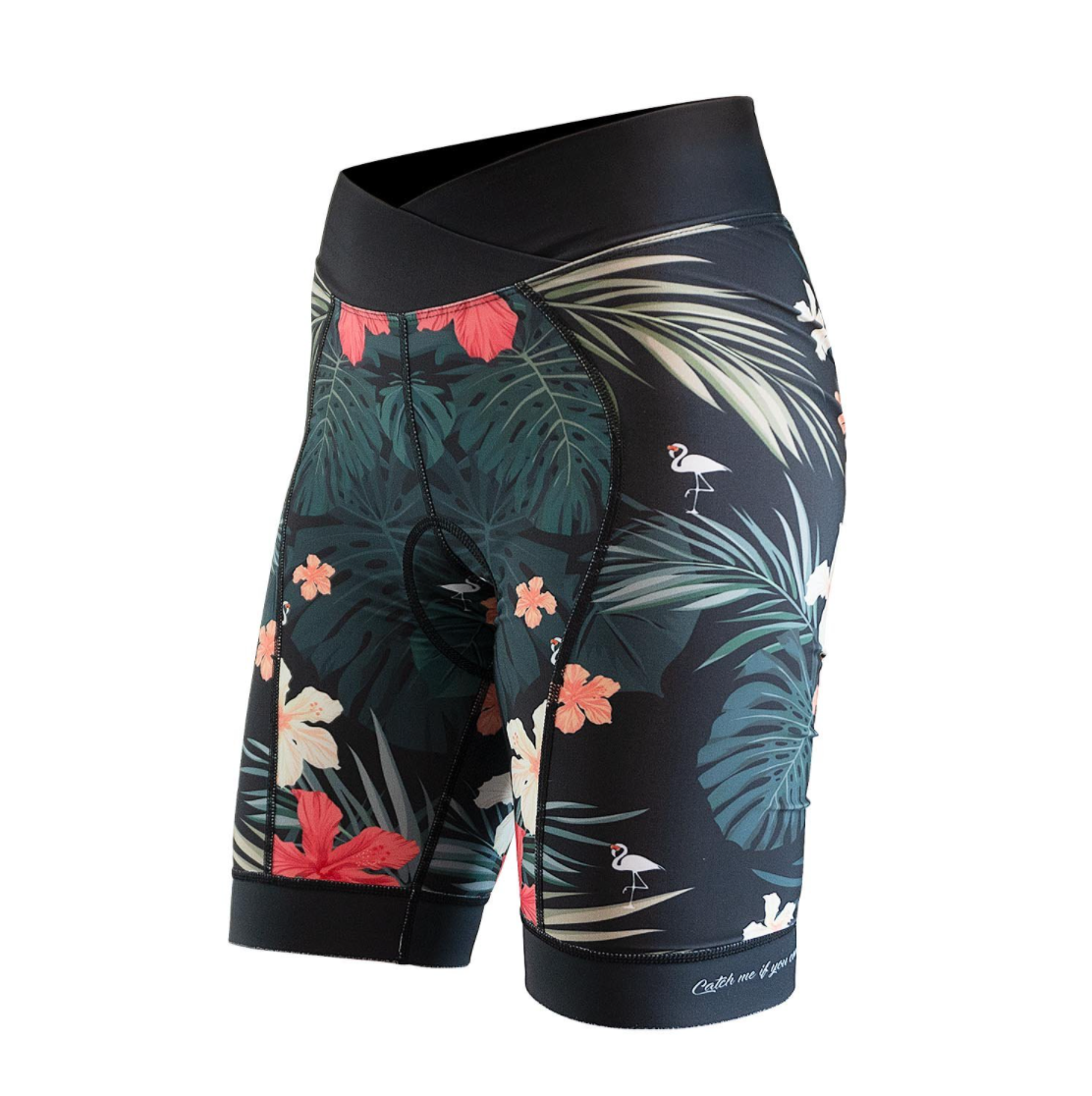 DHaRCO WOMENS PADDED PARTY PANTS - HAWAIIAN FLAMINGO