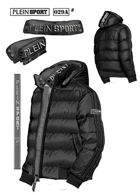 Plein Sport MAN OUTWEAR - Padded Jacket / Bomber Black- UPPS01F99