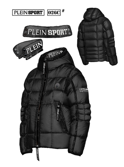 Plein Sport MAN OUTWEAR - Padded Jacket / Bomber Black- UPPS26E99