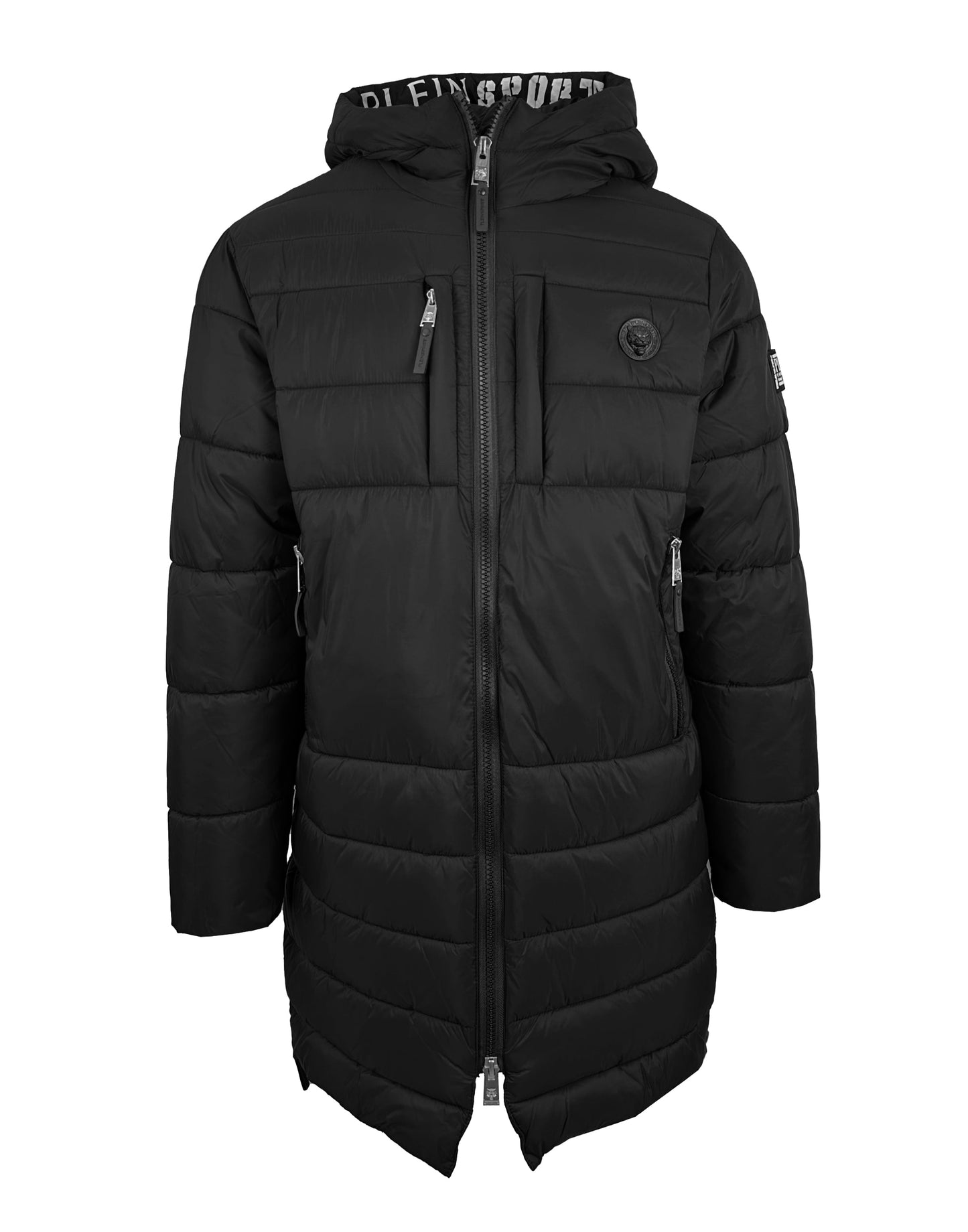 Plein Sport MAN OUTWEAR - Padded Long Jacket Black- UPPS27E99