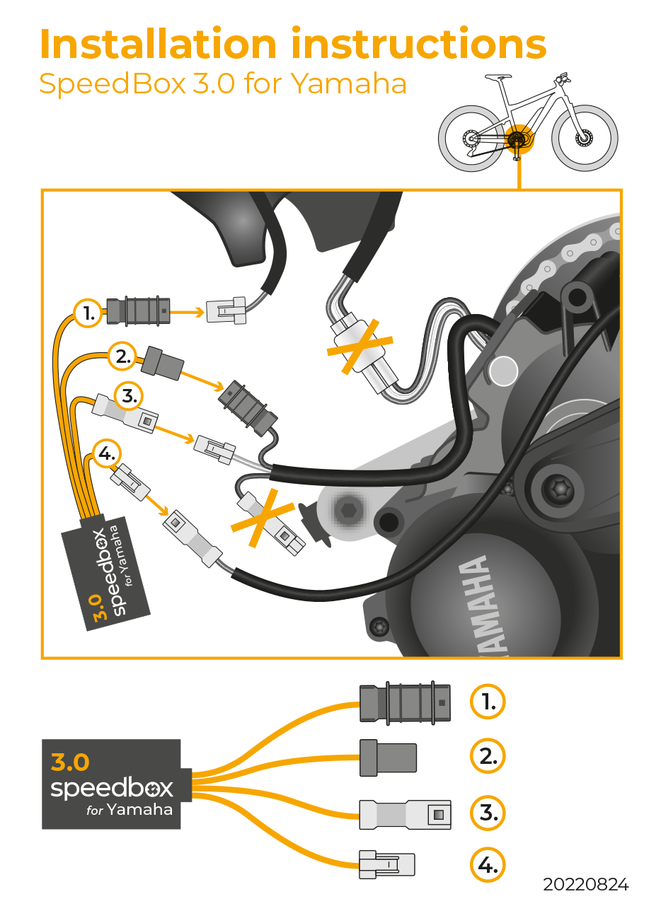 SpeedBox 3.0 for YAMAHA PW-X, PW-SE, PW-TE, PW-X2, PW-CE